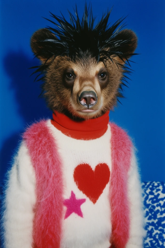 Electric Pop Punk style AI image example 3