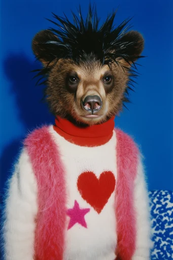 Electric Pop Punk style AI image example 3