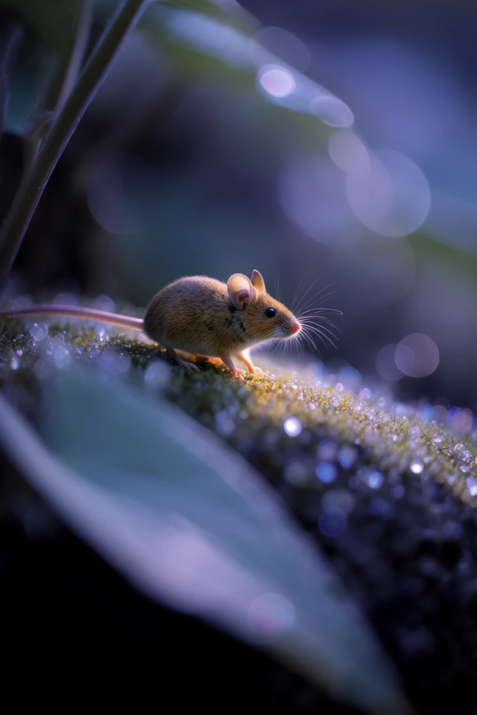 Luminescent Macro Ethereal style AI image example 3
