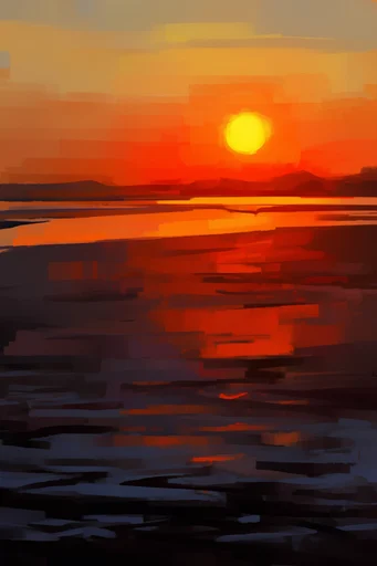 Luminous Chiaroscuro Noir style reference image — textured painterly finish