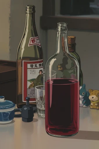 Nostalgic Retro Cinematic Illustration style reference image — retro 90s anime style