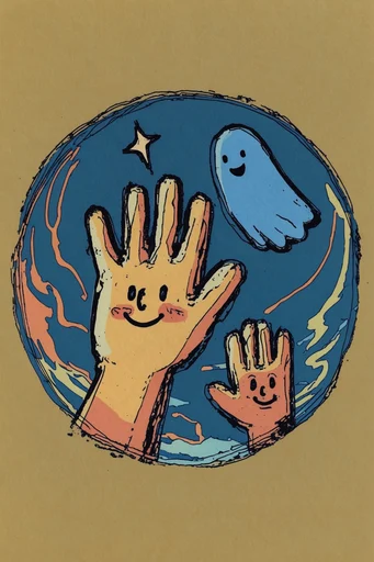 Retro Graphic Surrealism style reference image — vintage comic illustration