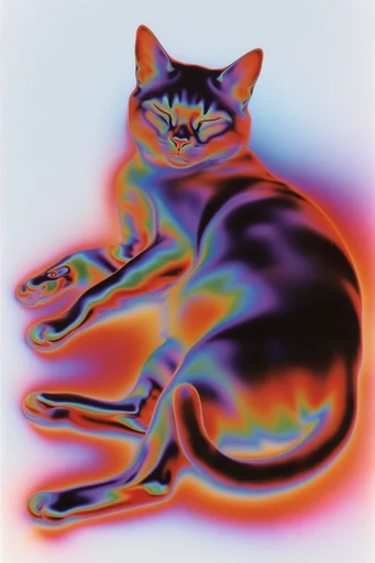 Chromatic Thermal Mirage style reference image — dreamcore light leaks