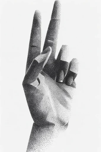 Eroded Monochrome Noir style reference image — stippled texture