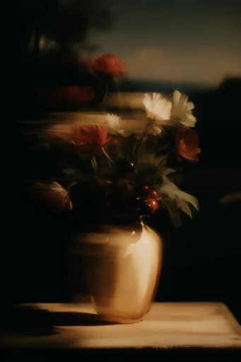 Cinematic Surreal Chiaroscuro style reference image — deep shadows