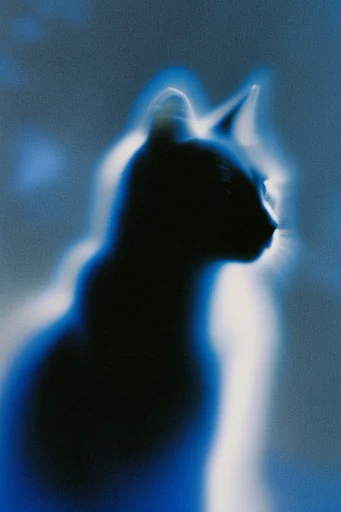 Luminous Spectral Noir style reference image — luminous silhouette