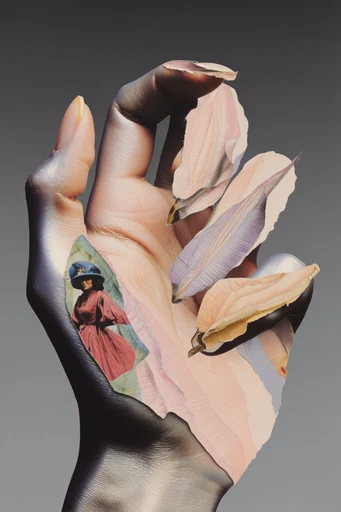 Tactile Surrealist Avant-Garde style reference image — tactile organic texture