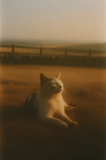 Nostalgic Golden Pastoral style reference image — soft focus