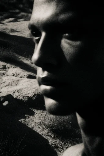 Cinematic Surreal Noir style AI image example 2