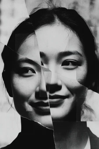 Deconstructed Monochrome Surrealism moodboard — generate AI images in this style