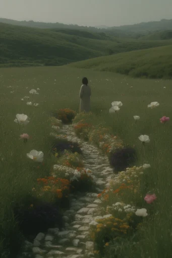Muted Pastoral Surrealism style reference image — dreamy soft focus