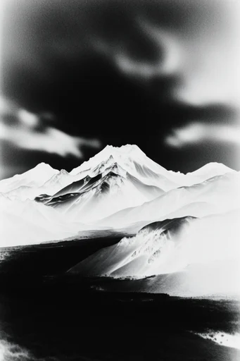 Cinematic Chiaroscuro Noir style reference image — high-contrast black and white