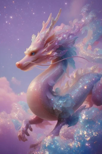 Ethereal Iridescent Nostalgia style reference image — shimmering glitter overlay