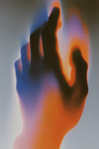 Thermal Grain Chromaticism style reference image — analog film grain