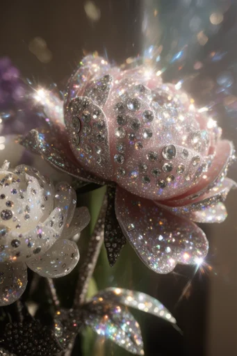 Prismatic Celestial Glamour style reference image — dreamy soft-focus bokeh
