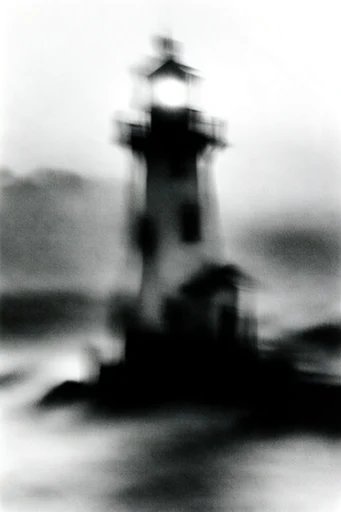 Ethereal Monochrome Abstraction style reference image — charcoal texture
