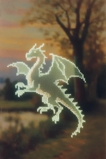 Ethereal Digital Archival style reference image — glowing data overlays