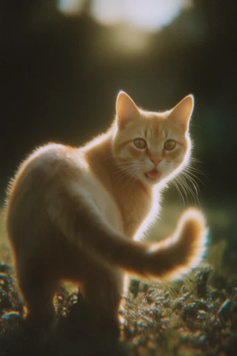 Dreamy Analog Nostalgia style reference image — shallow depth of field