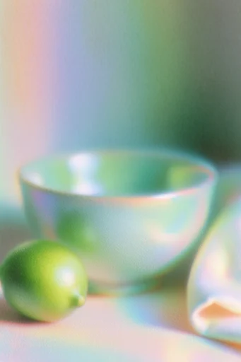 Ethereal Grain Gradient style reference image — stippled grain texture