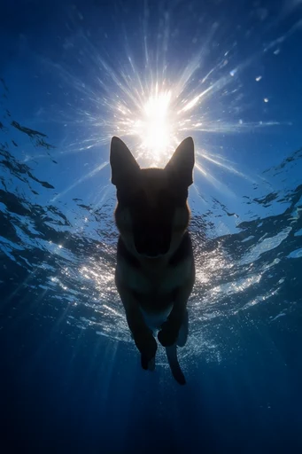 Luminous Abyssal Radiance style reference image — ethereal aquatic atmosphere
