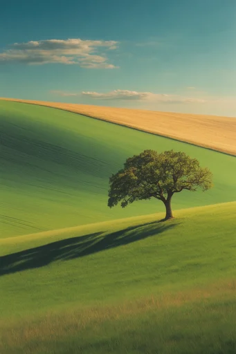 Minimalist Pastoral Chiaroscuro style reference image — chiaroscuro lighting