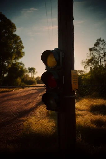 Cinematic Golden Noir style reference image — golden hour lighting