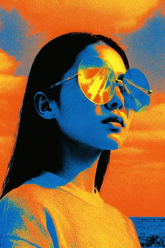 Distressed Retro Printwork moodboard — generate AI images in this style