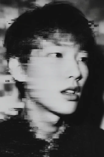 Monochrome Analog Corruption moodboard — generate AI images in this style