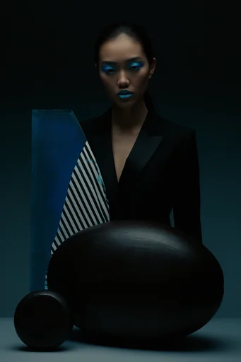 Cinematic Cyber Noir style reference image — cinematic lighting