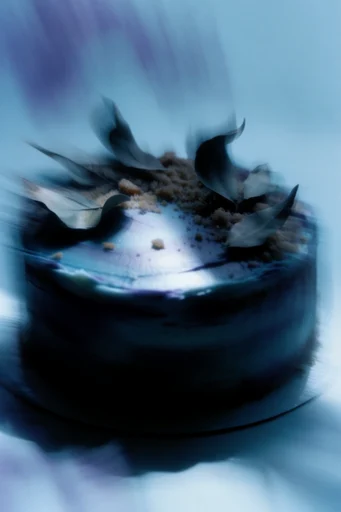 Ethereal Cyan Motion style reference image — psychological atmosphere