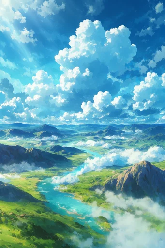 Luminous Anime Horizon style reference image — anime aesthetic