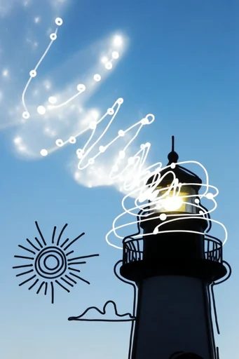 Luminescent Sky Minimalism style reference image — ethereal light painting