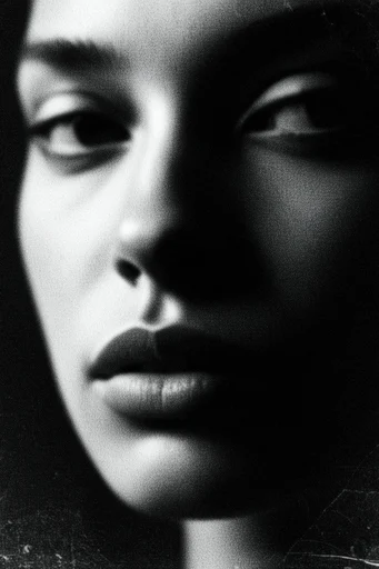 Gritty Chiaroscuro Noir style reference image — lo-fi noir photography
