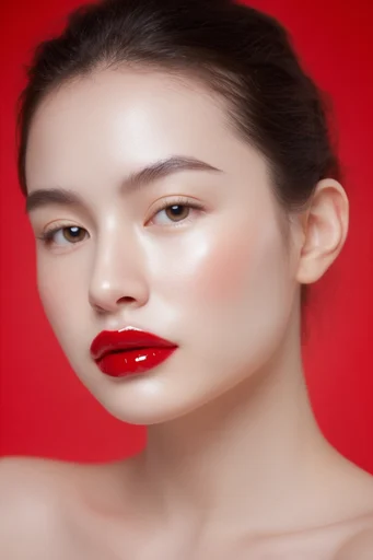Saturated Minimalist Contrast style reference image — studio lighting