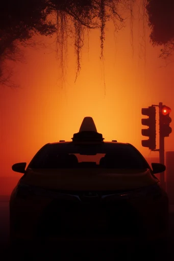 Luminous Amber Noir style reference image — mysterious chiaroscuro