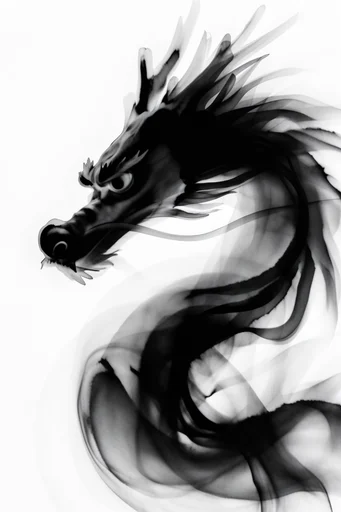 Ethereal Ink Minimalism style reference image — bleeding ink