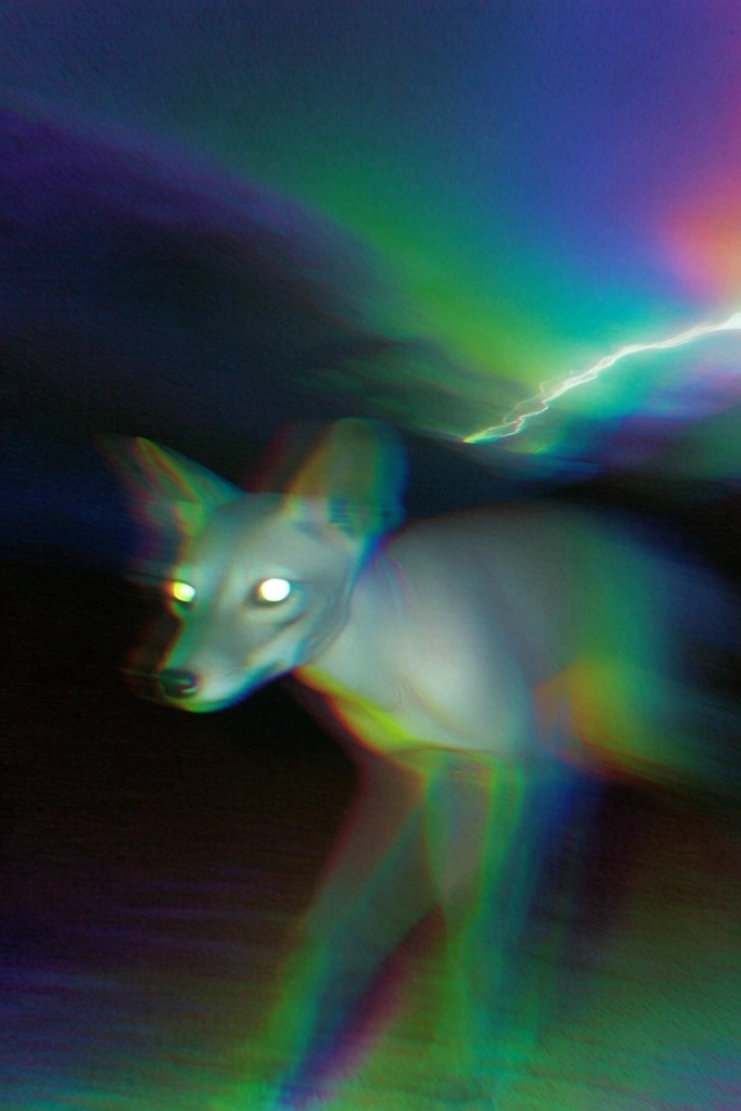 Kinetic Dreamcore Analog style AI image example 3