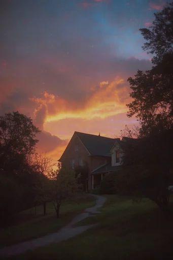 Nostalgic Twilight Haze style AI image example 4