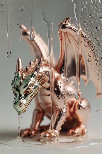Ethereal Liquid Refraction style reference image — soft diffused studio lighting