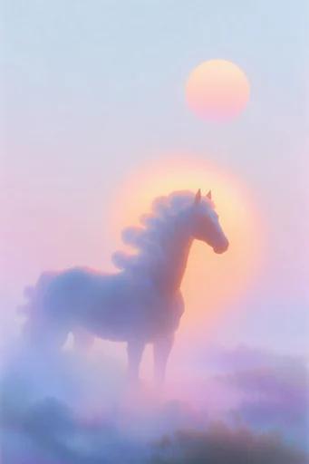 Luminous Ethereal Mist style AI image example 3