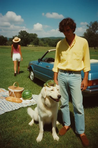 Raw Retro Snapshot style AI image example 3