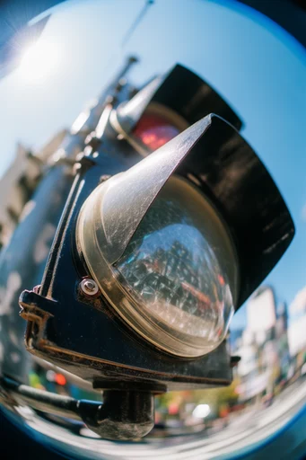 Dynamic Urban Golden Hour style reference image — low-angle perspective