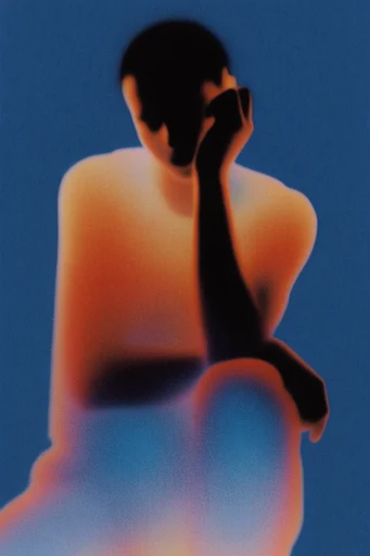 Thermal Noir Surrealism moodboard — generate AI images in this style