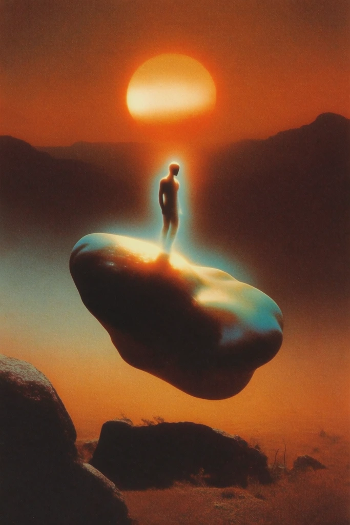 Cinematic Noir Surrealism style AI image example 2