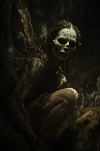 Ethereal Gothic Overgrowth moodboard — generate AI images in this style
