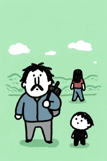 Minimalist Mint Whimsy style AI image example 2