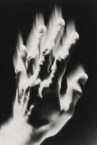 Kinetic Spectral Noir style reference image — chiaroscuro lighting