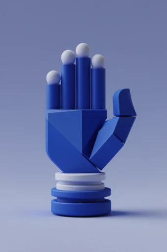 Refractive Cobalt Minimalism style reference image — minimalist studio lighting