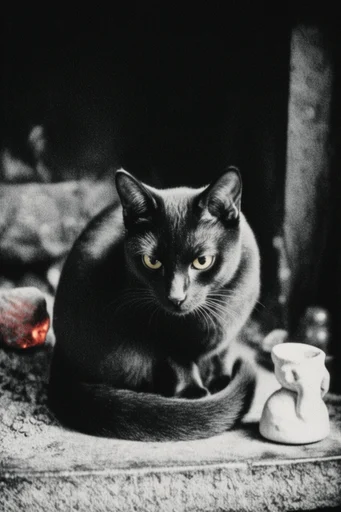 Cinematic Monochrome Noir style reference image — cinematic noir atmosphere