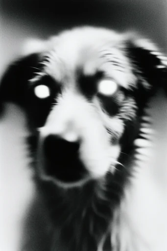 Haunting Pictorialist Noir style reference image — ghostly silhouette